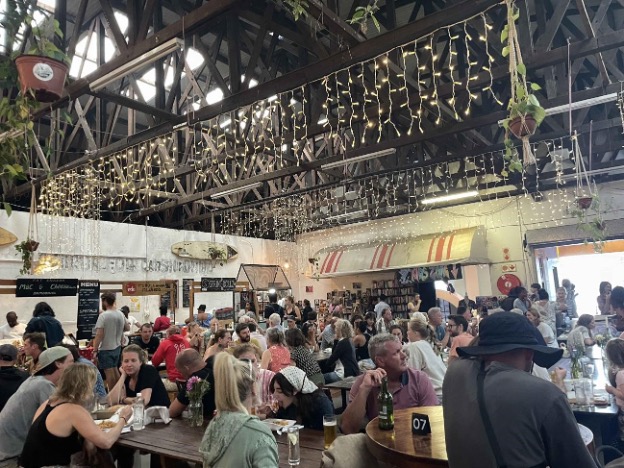 Blue Bird Garage Market foodstalls